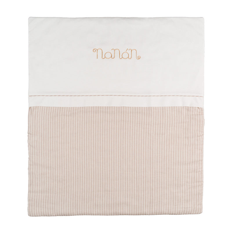 Coperta off-white e beige